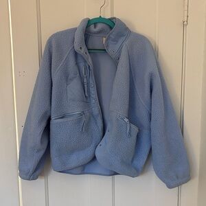 FP Movement by Free People Blue Teddy Jacket